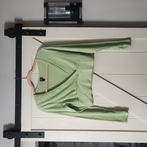Wild Fable cropped wrap style top